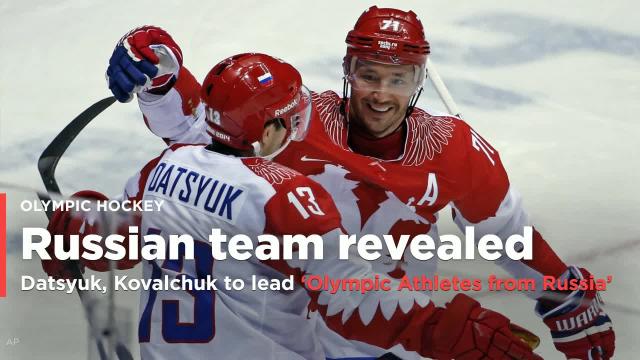 Datsyuk, Kovalchuk to lead Russian Olympic hockey team