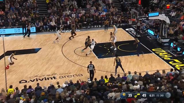 Aaron Nesmith with an assist vs the Utah Jazz