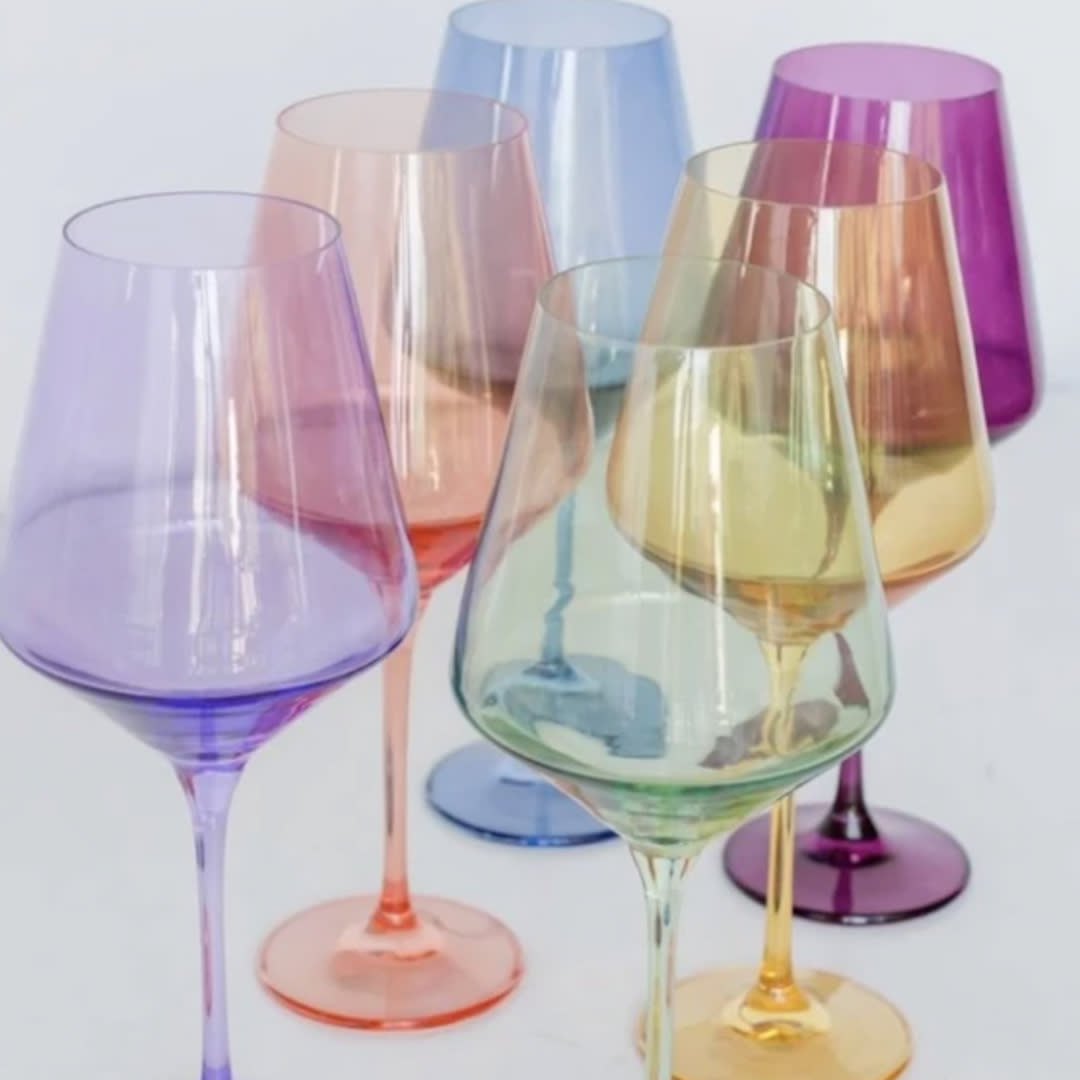 10 geometric wine glasses that make even Trader Joe's wine feel fancy