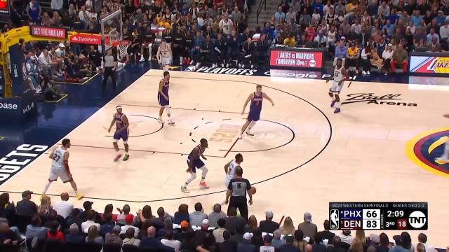 Christian Braun with a dunk vs the Phoenix Suns