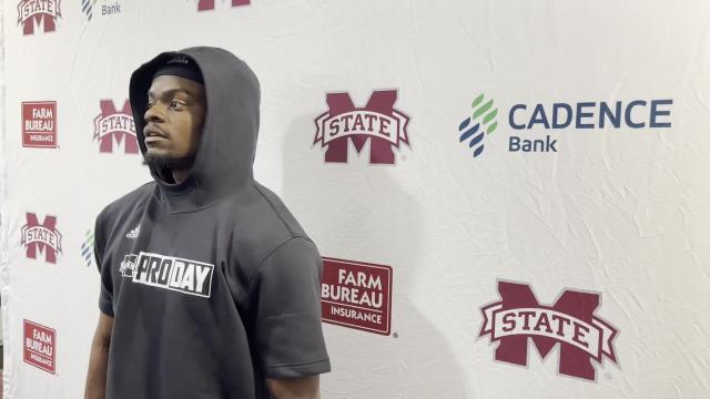 Mississippi State's Jackie Matthews discusses dream of 2023 NFL Draft at Pro Day