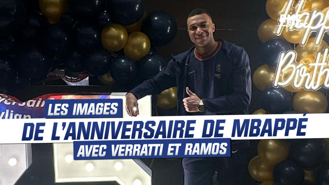 PSG : panier de basket, amis et fruits, la fête d'anniversaire de Kylian  Mbappé pour ses 25 ans - Le Parisien