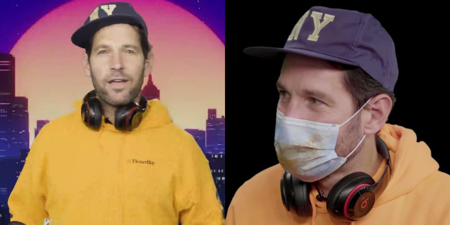 Paul Rudd Recreated His Viral ‘hot Ones Meme In A Video Encouraging You To Wear A Mask