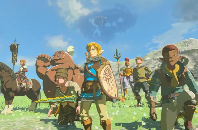 Link and friends in 'Legend of Zelda: Tears of the Kingdom'