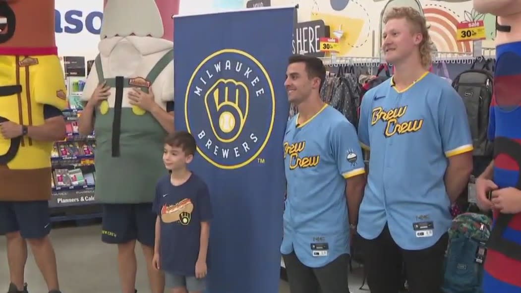 Brewers help with back-to-school shopping