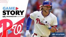 Phillies improve to 20 games over .500 after sweeping the Nationals