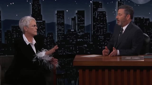 Jamie Lee Curtis signs contract on Jimmy Kimmel saying no more Halloween  movies