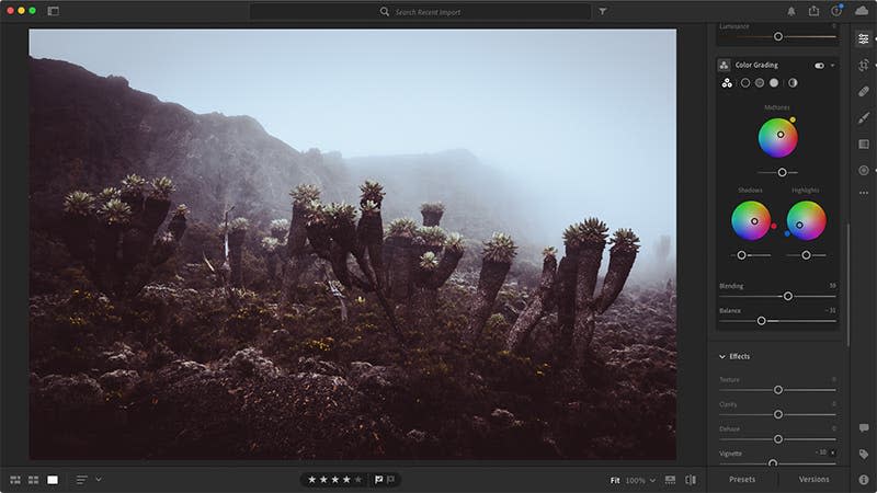 Lightroom color grading