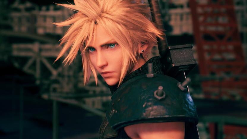 Cloud in Final Fantasy VII Remake