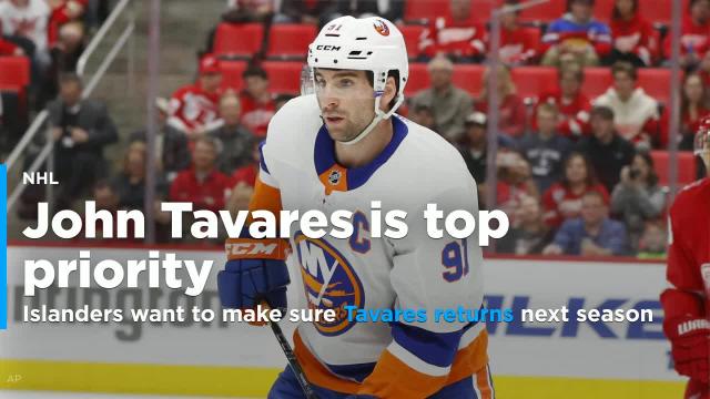 Re-signing Tavares top priority for Islanders in offseason