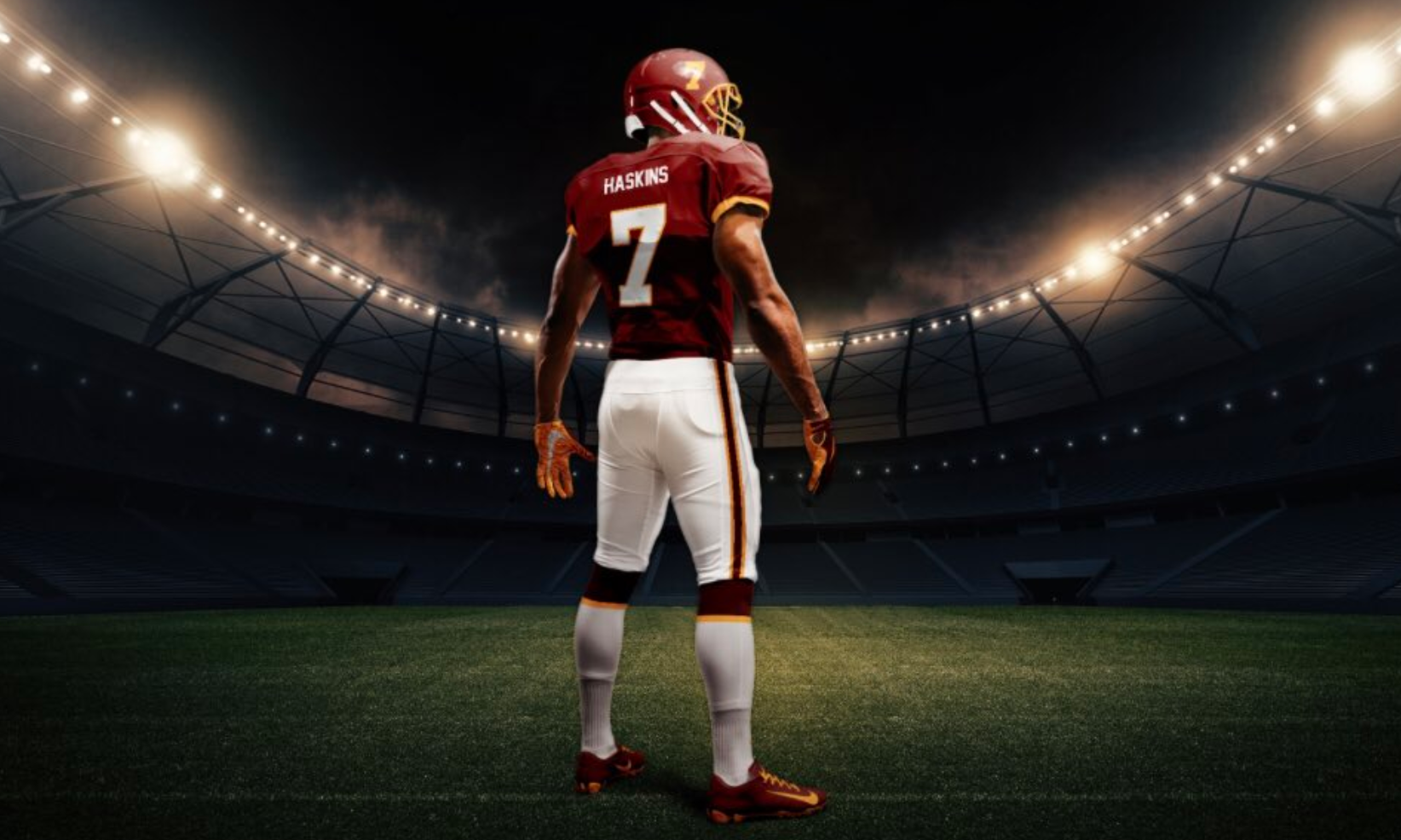 washington redskins home jersey color