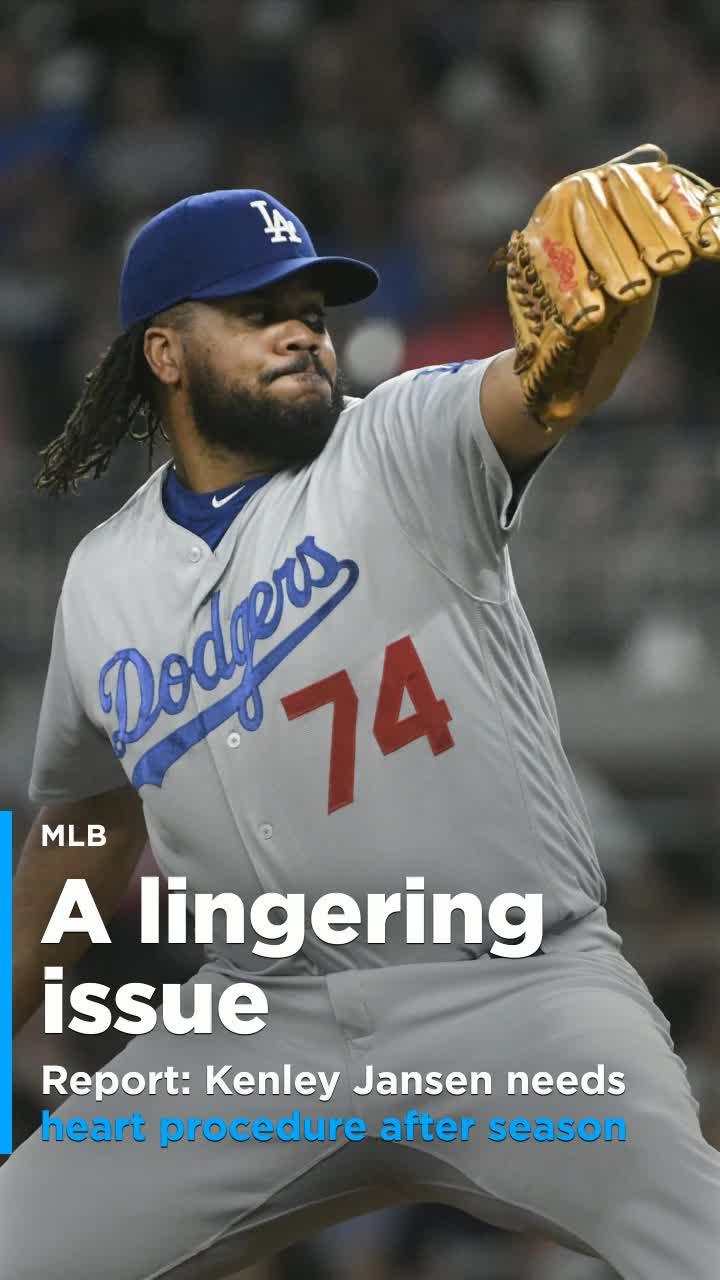 Closer Kenley Jansen rejoins Dodgers, expects offseason heart