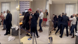 Karen Attacks a Black Man After He Was Allegedly Served First at a Hilton Hotel in Rio De Janeiro