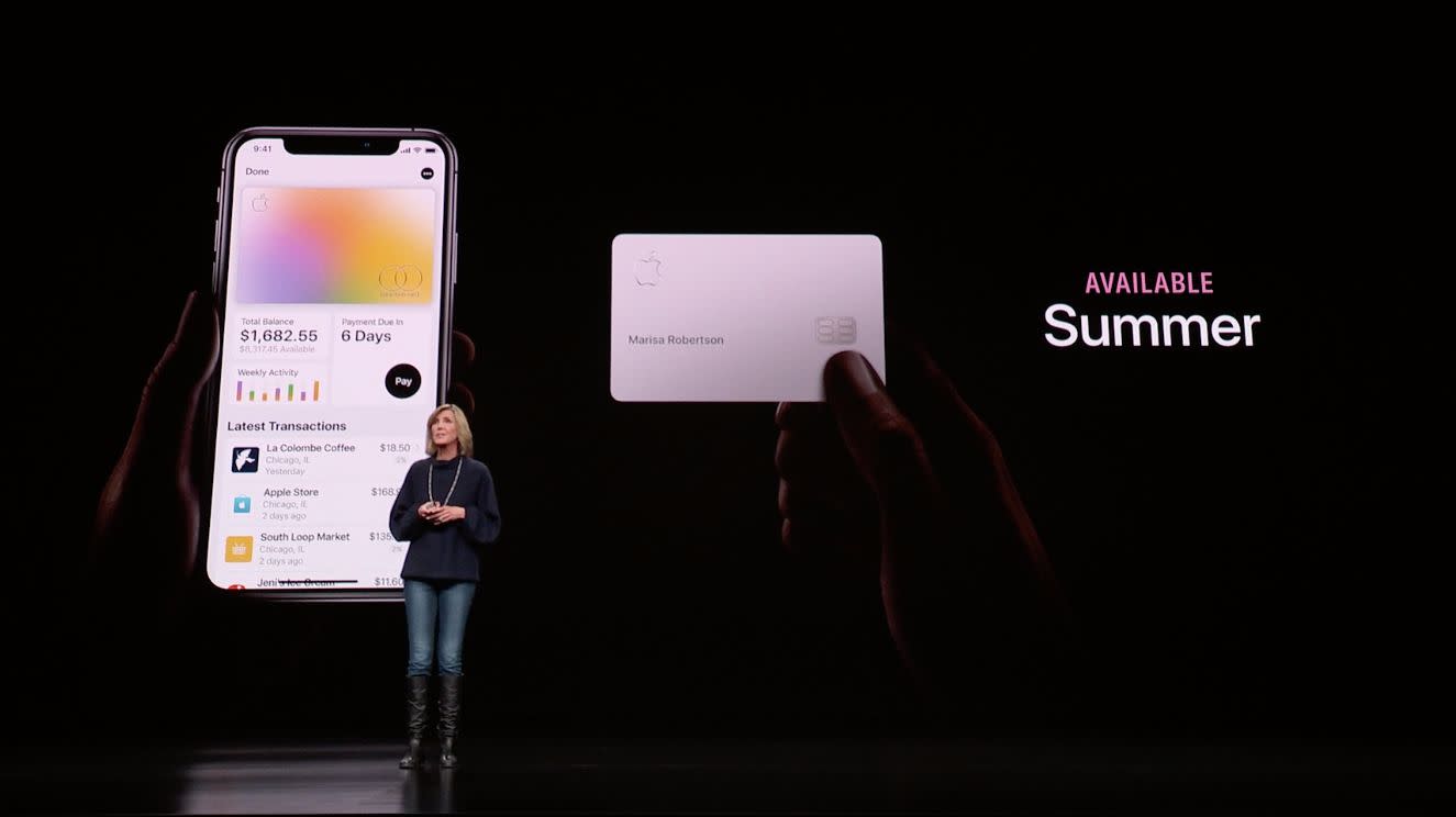 Apple unveils its first credit card, backed by Goldman Sachs