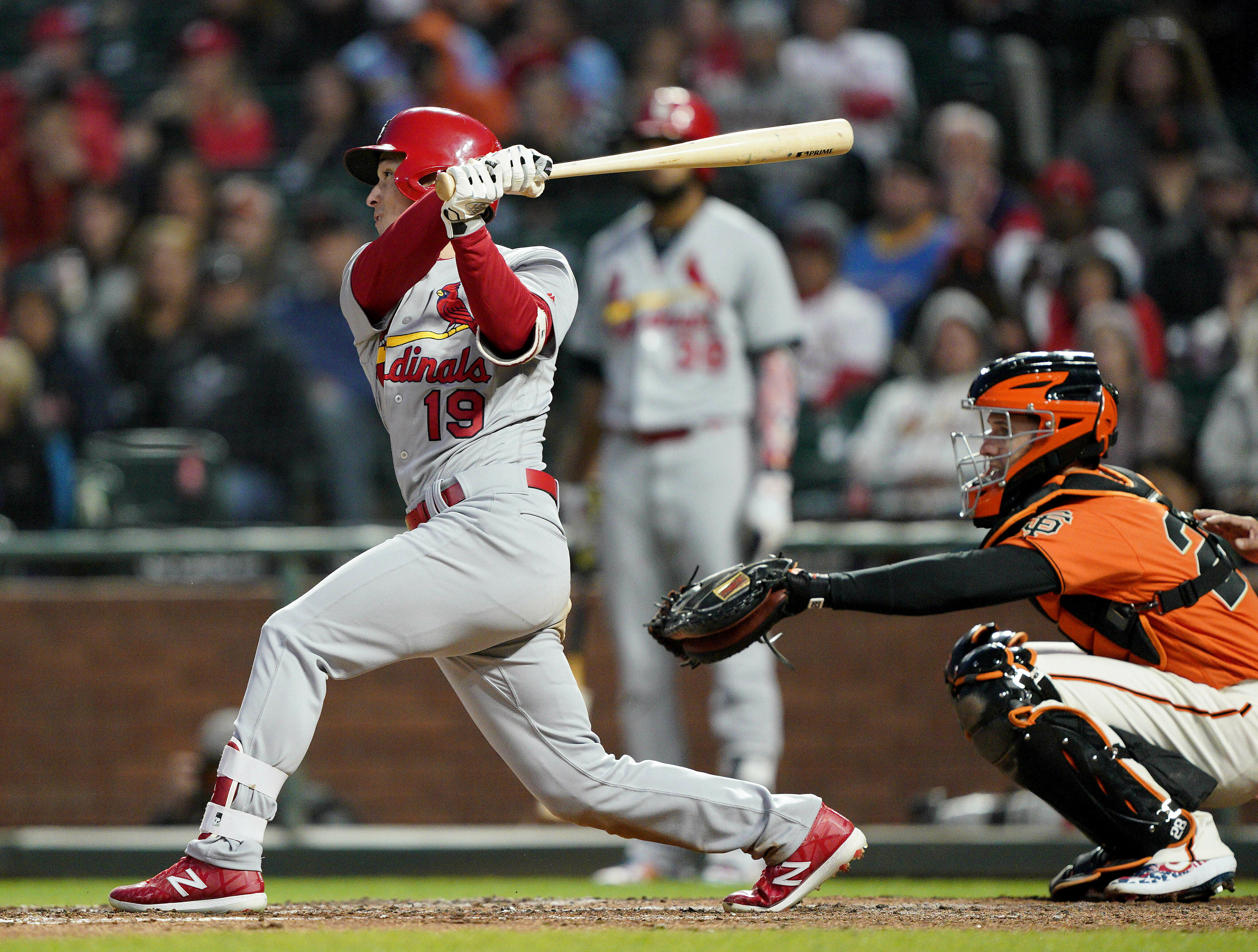 Cardinals hit 3 home runs, power past Giants 9-4