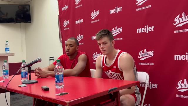 Video: Ohio State's Zed Key, Sean McNeil after loss at Indiana