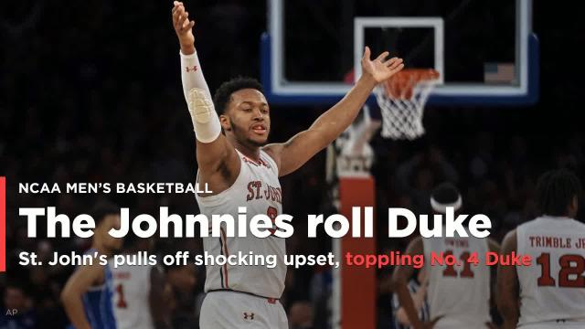 St. John's pulls off one this season's most shocking upsets, toppling No. 4 Duke