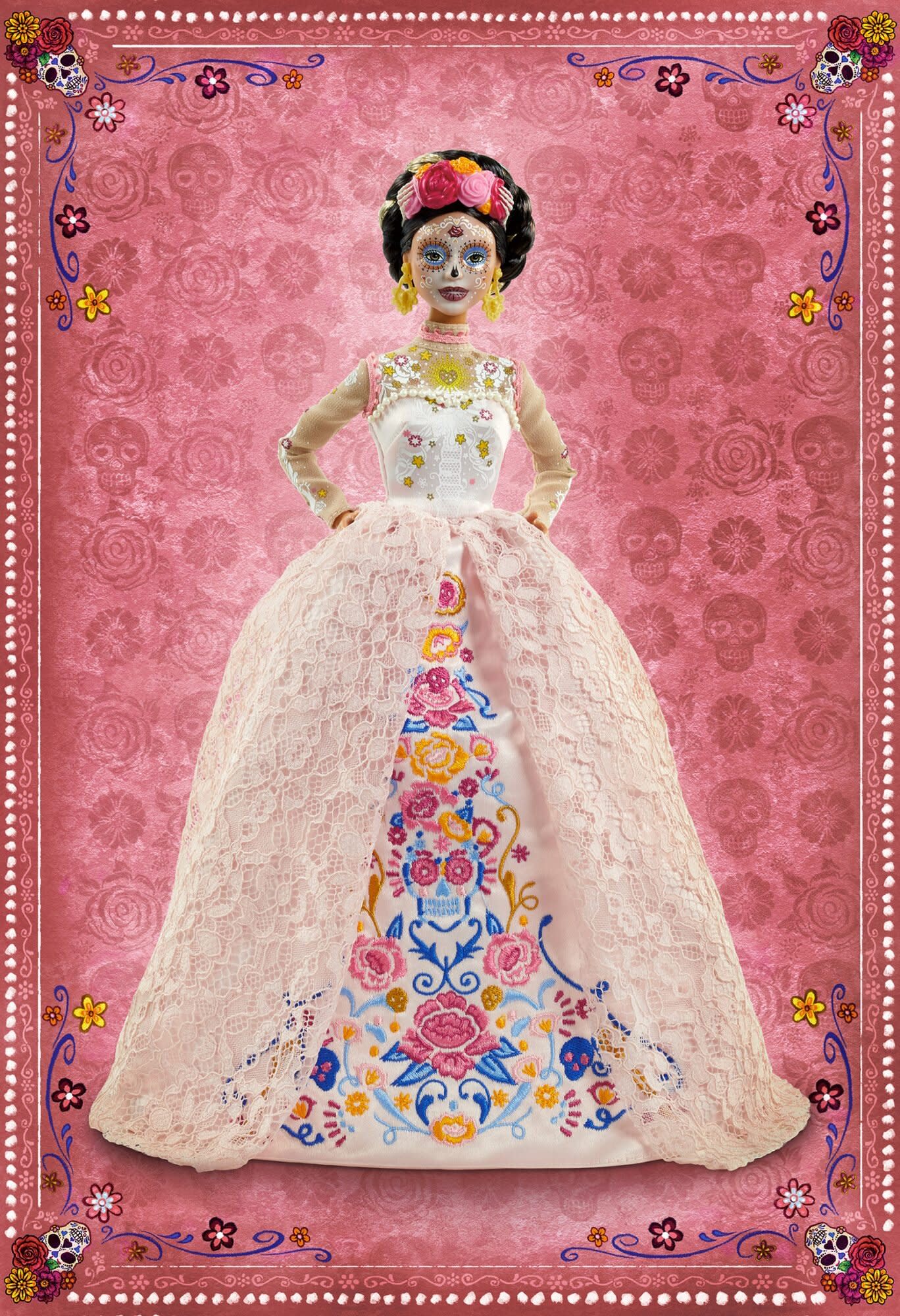 2020 dia de muertos collectible barbie doll