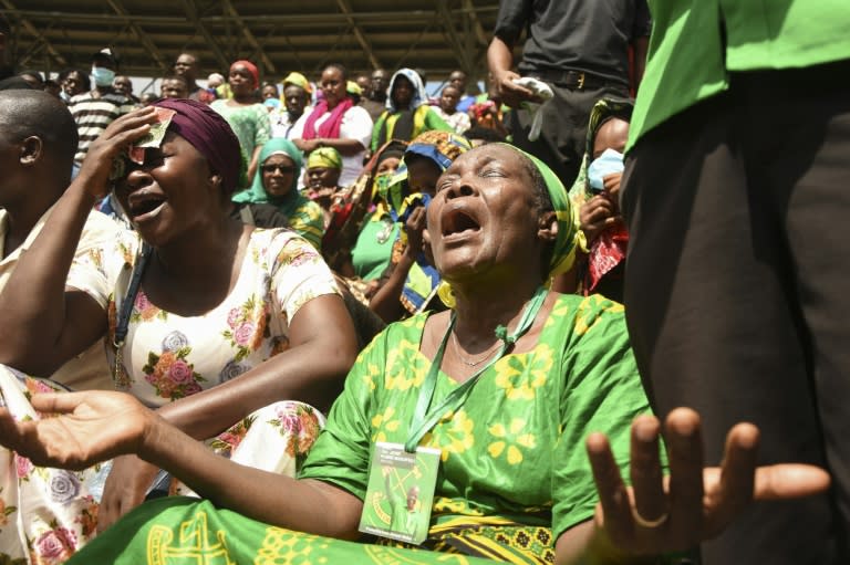 Tanzanians pay tribute to late President Magufuli