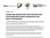 Chiniki and Goodstoney First Nations and ATCO Announce Energy Infrastructure Equity Partnership