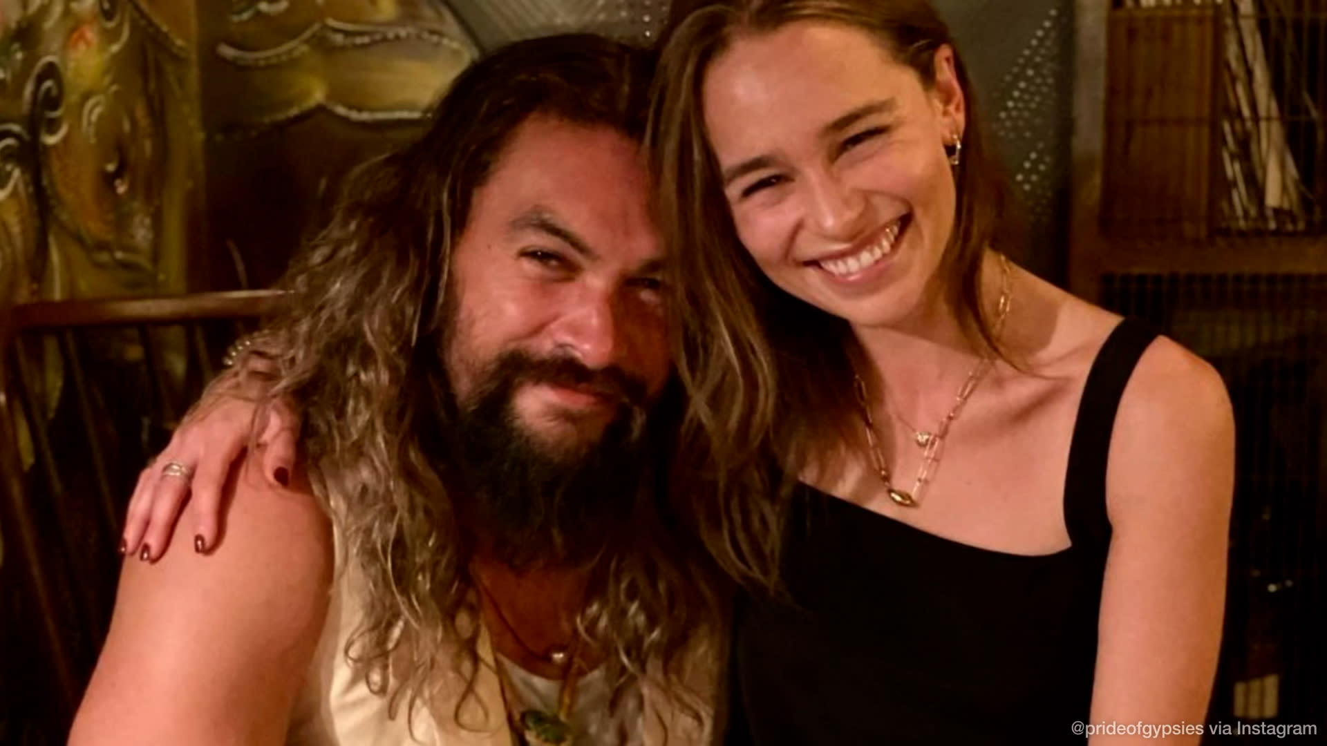 Game Of Thrones Cast Reunion - Emilia Clarke, Jason Momoa And Kit Harington  On Instagram