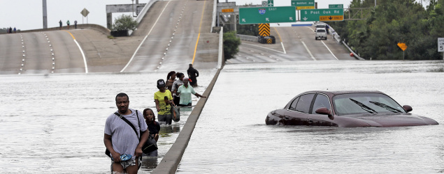 Flood-ravaged Houston braces for more rain. (AP)