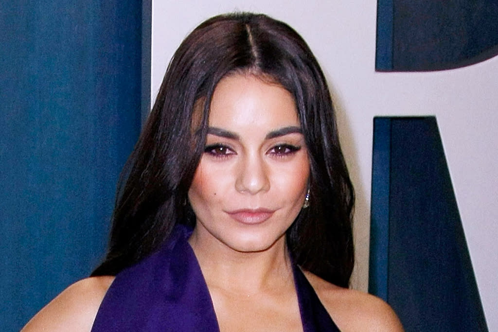 Vanessa Hudgens Elevates A Little Black Dress With Towering 6 Inch Platforms At Mtv Goat Awards