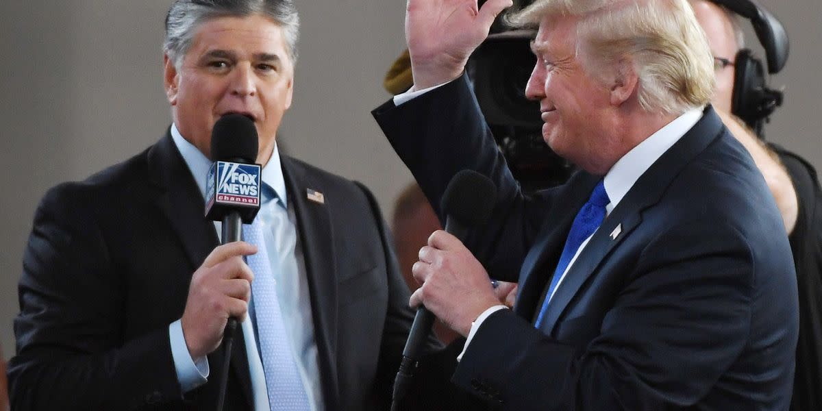 Sean Hannity Snarkily Defends Texts Showing He Basically Worked For Trump Campai..