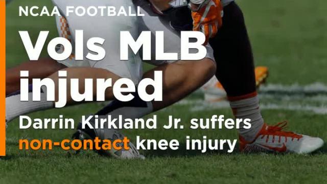 Tennessee MLB Darrin Kirkland Jr. suffers non-contact knee injury