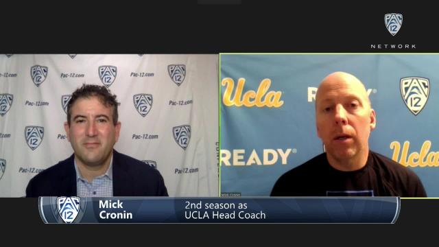 2020 Pac-12 Men's Basketball Media Day: UCLA's Mick Cronin podium