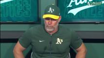 Kotsay states A's played tight in extra-innings loss to Blue Jays