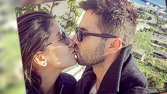 Shahid Kapoors First Anniversary Kiss To Mira Rajput