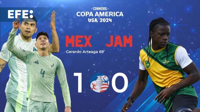 1-0. México gana con gol de Arteaga pero &#39;cojea&#39; por la lesión de Álvarez