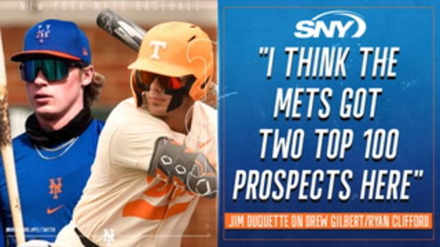 Jim Duquette gives a scouting report on Mets new prospects Drew Gilbert and  Ryan Clifford