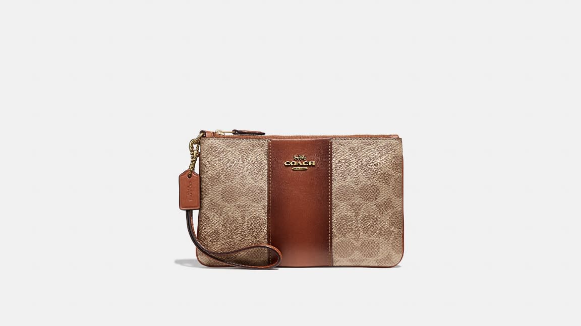 Coach crossgrain leather large - Gem