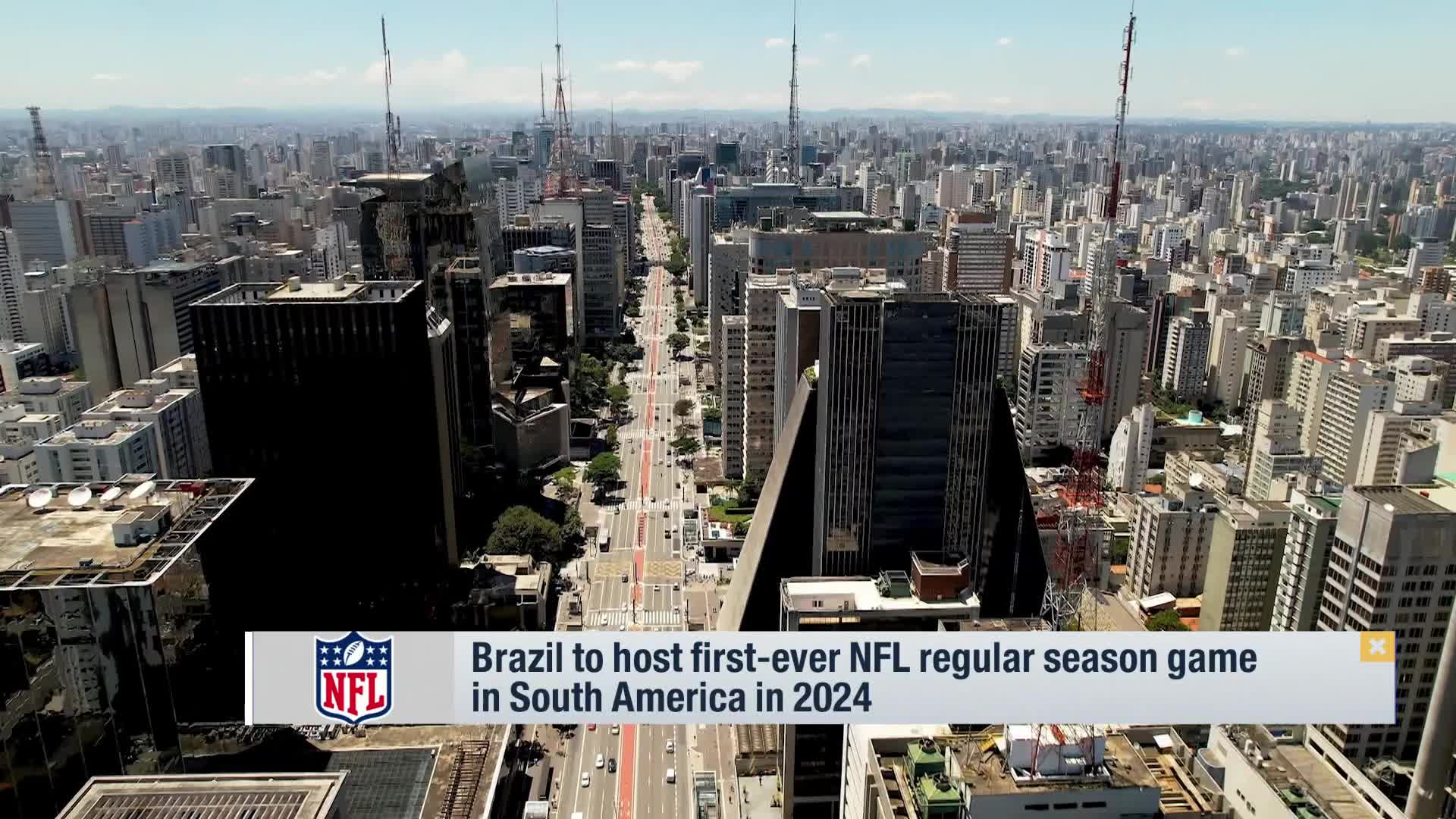 Brazil to Host First-Ever NFL Regular Season Game in South America