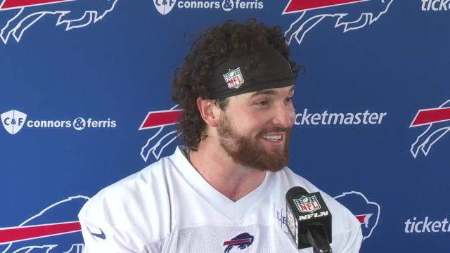 Buffalo Bills tight end Dawson Knox speaks on day two of training camp