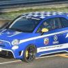 Monza Rally Show 2015: Vale Rossi in ricognizione sulla Abarth 695 Yamaha