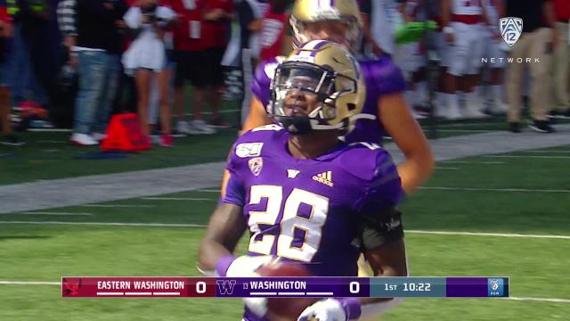 Highlights: Jacob Eason throws four touchdowns, No. 13 Washington football routs Eastern Washington