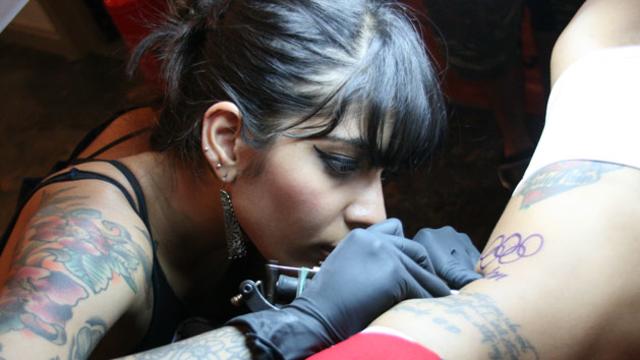 Where the Olympians are getting their tattoos
