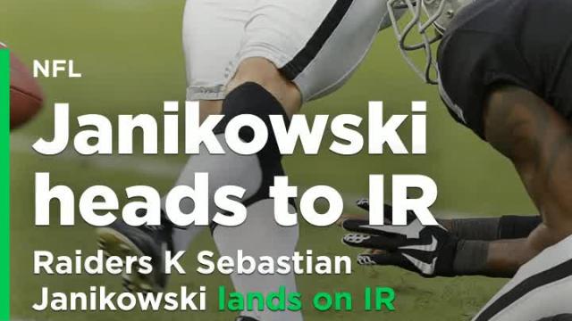 Longtime Raiders kicker Sebastian Janikowski lands on injured reserve