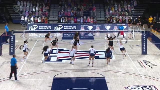 Recap: Arizona women’s volleyball sweeps Arizona State in Territorial Cup