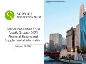 Service Properties Trust Announces Fourth Quarter 2023 Results