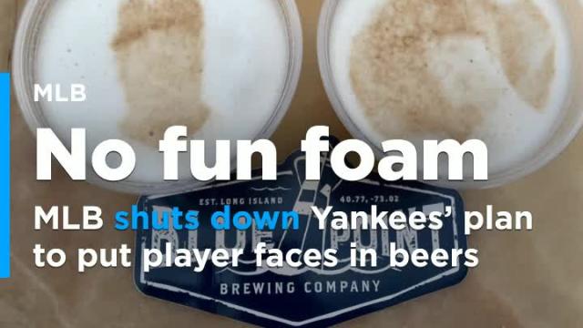 Report: MLB shuts down Yankees' plan to put Giancarlo Stanton's face in your beer