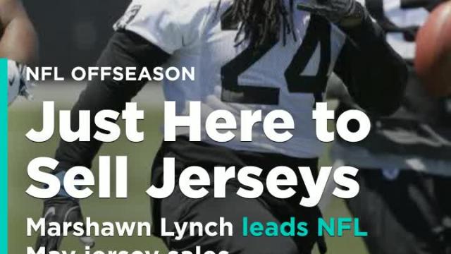 All about that merchandise, boss: Marshawn Lynch leads NFL jersey sales