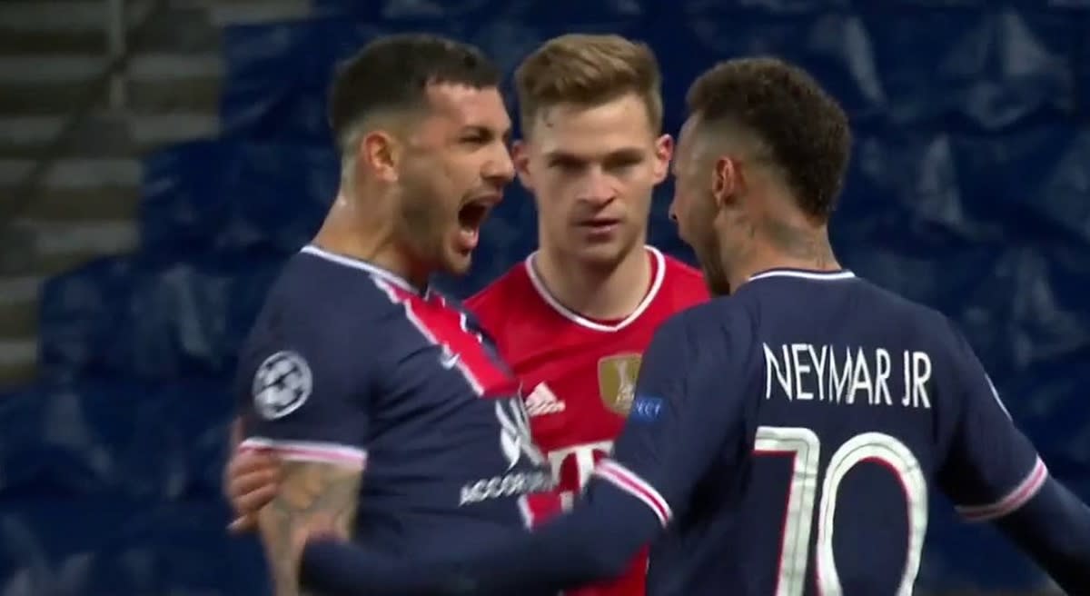 Neymar Jr Annoys Joshua Kimmich With His Celebrations After Psg Advances To Semi Finals Of Ucl 2021 Brazilian Says I Didn T Even Celebrate To Mess With Him Watch Video