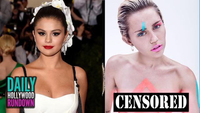 Miley Cyrus Naked & Talks Her Sexuality - Selena Gomez Naked In Shower (DHR)