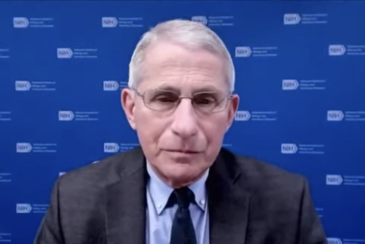 Dr Fauci only said that the state’s COVID situation is “unthinkable”
