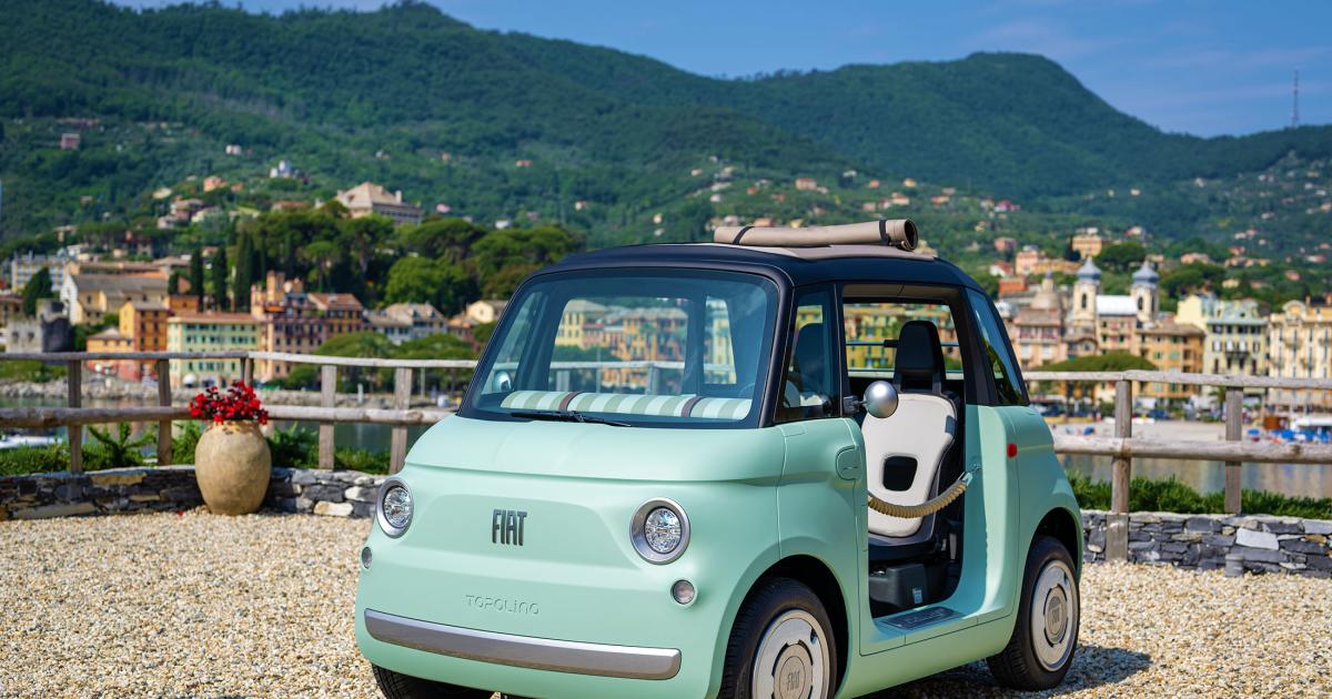 El Topolino EV de Fiat es un giro italiano en el Citroen Ami