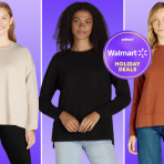 Attention, Walmart shoppers: This cozy crewneck, down to $10, 'covers the bum'